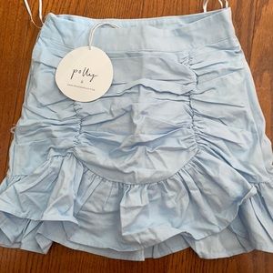 Princess Polly blue mini skirt